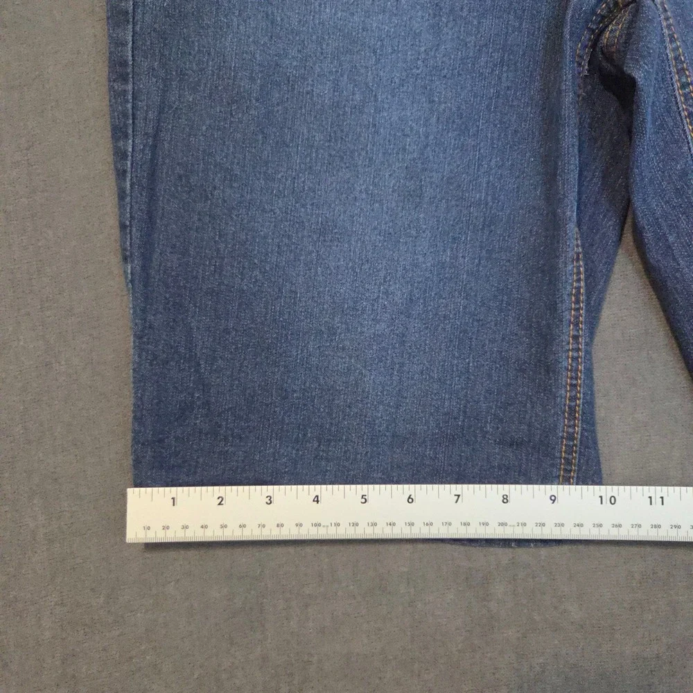 Hannah Denim Bermuda Shorts Womens 12 Blue Stretch‎ Dark Wash Knee Length